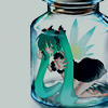 ↘ little miss conundrum: miku → fairy in a jar