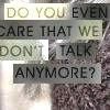 do you even care